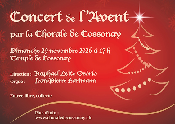 Affiche Concert de l'Avent 2026