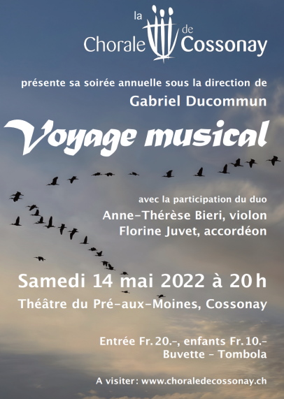 Affiche Voyage Musical 2022